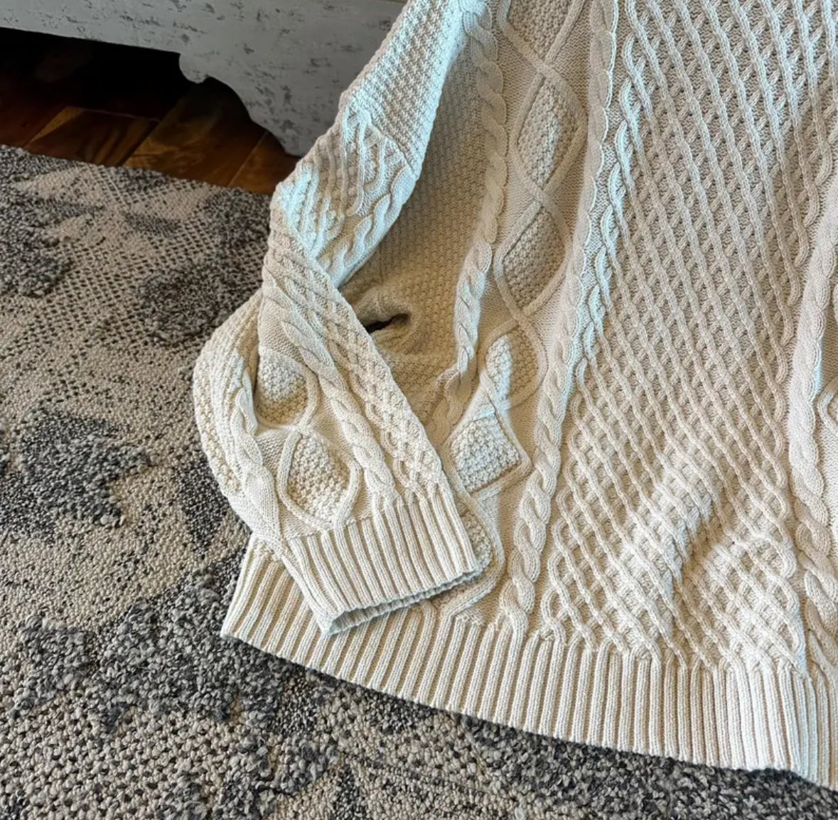 Fisherman's Knit Oversized Sweater