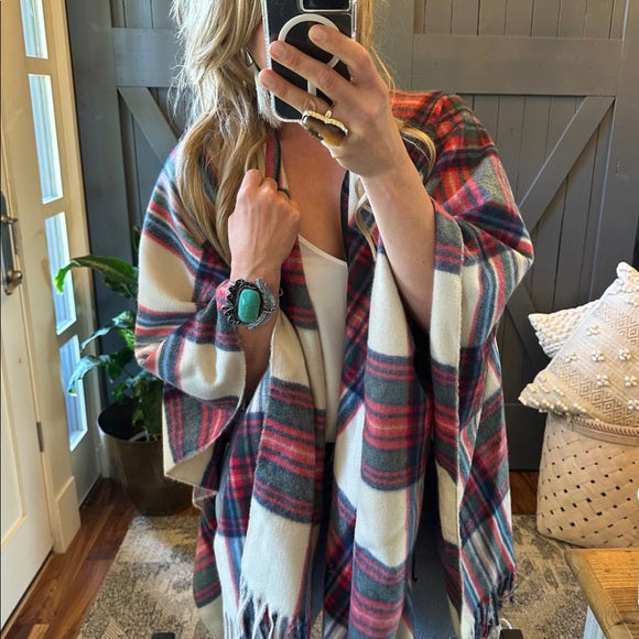 Knoxville Cozy Plaid Cardigan Sweater