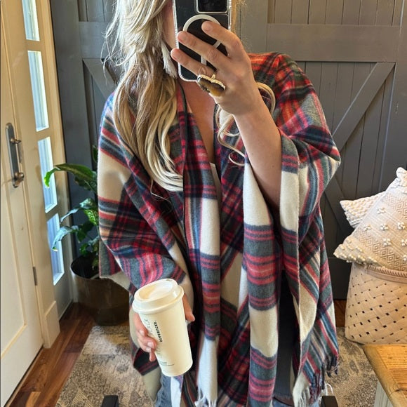 Knoxville Cozy Plaid Cardigan Sweater