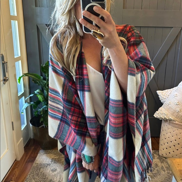 Knoxville Cozy Plaid Cardigan Sweater