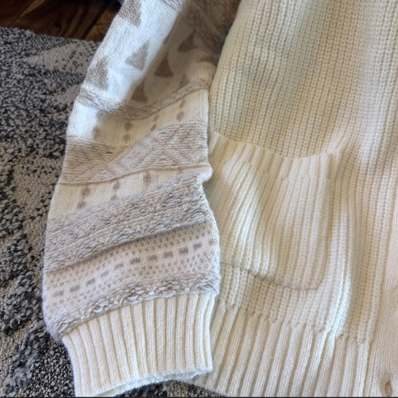 Skagit Fair Isle Button Front Handmade Cardigan Sweater