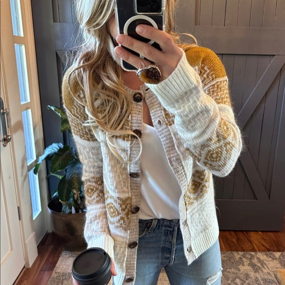 North Fork Fair Isle Handmade Cardigan Sweater