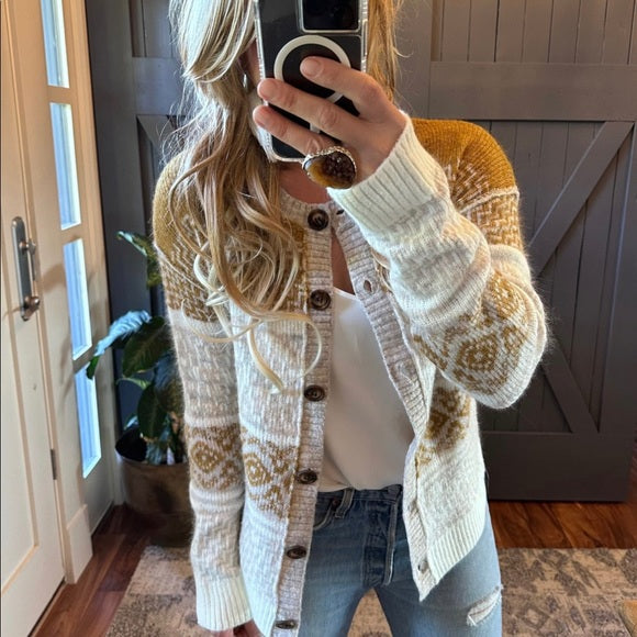 North Fork Fair Isle Handmade Cardigan Sweater