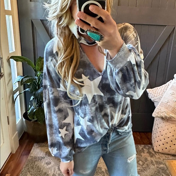 Talulla Star Print Lounge Top