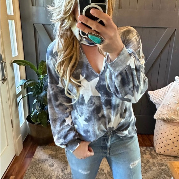 Talulla Star Print Lounge Top