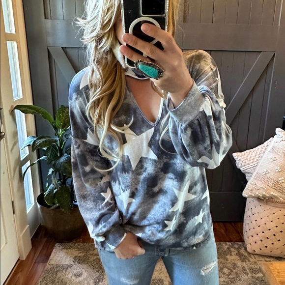 Talulla Star Print Lounge Top
