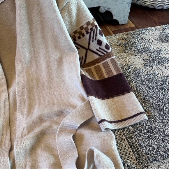 Okanagan Aztec Print Long Cardigan Sweater