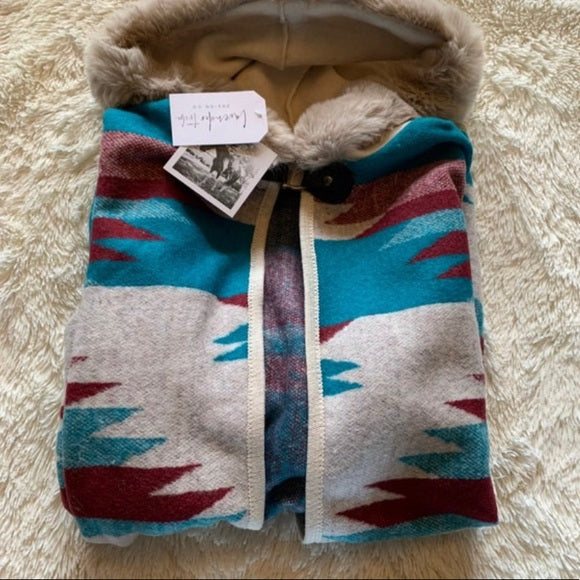 Dunlap Hooded Cloak Sweater Jacket