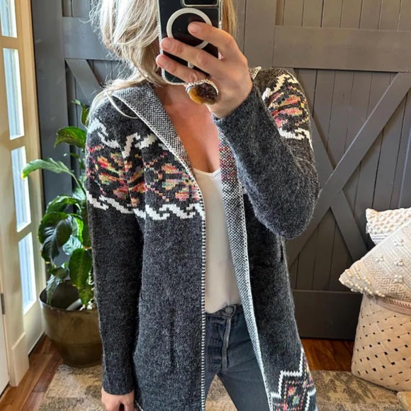 Rock Springs Hooded Cardigan Sweater