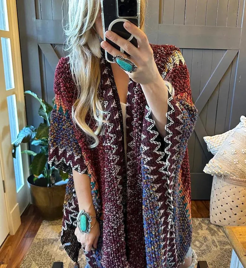 Bohemian Loom Knit Cardigans