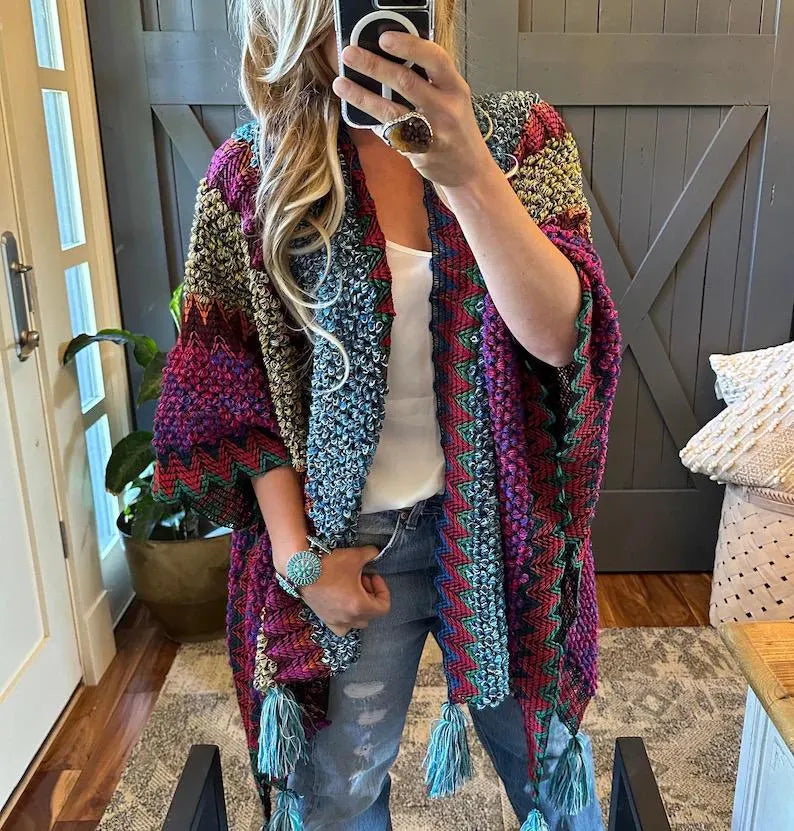 Bohemian Loom Knit Cardigans
