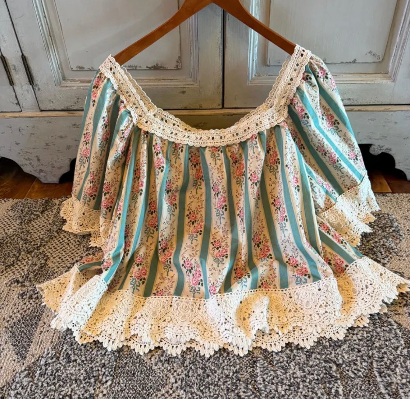 Floral Cottage Cotton Linen Blouse (Copy) (Copy) - Lavender Tribe