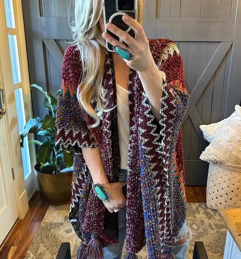 Bohemian Loom Knit Cardigans