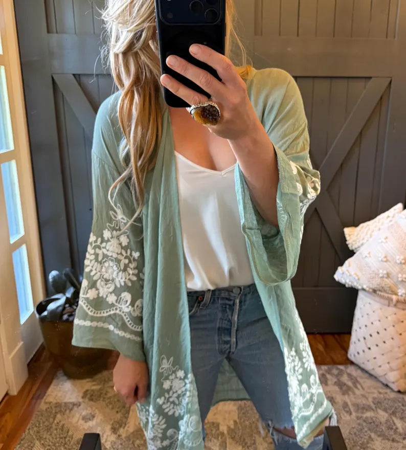 Lavender Tribe Bohemian Cardigan