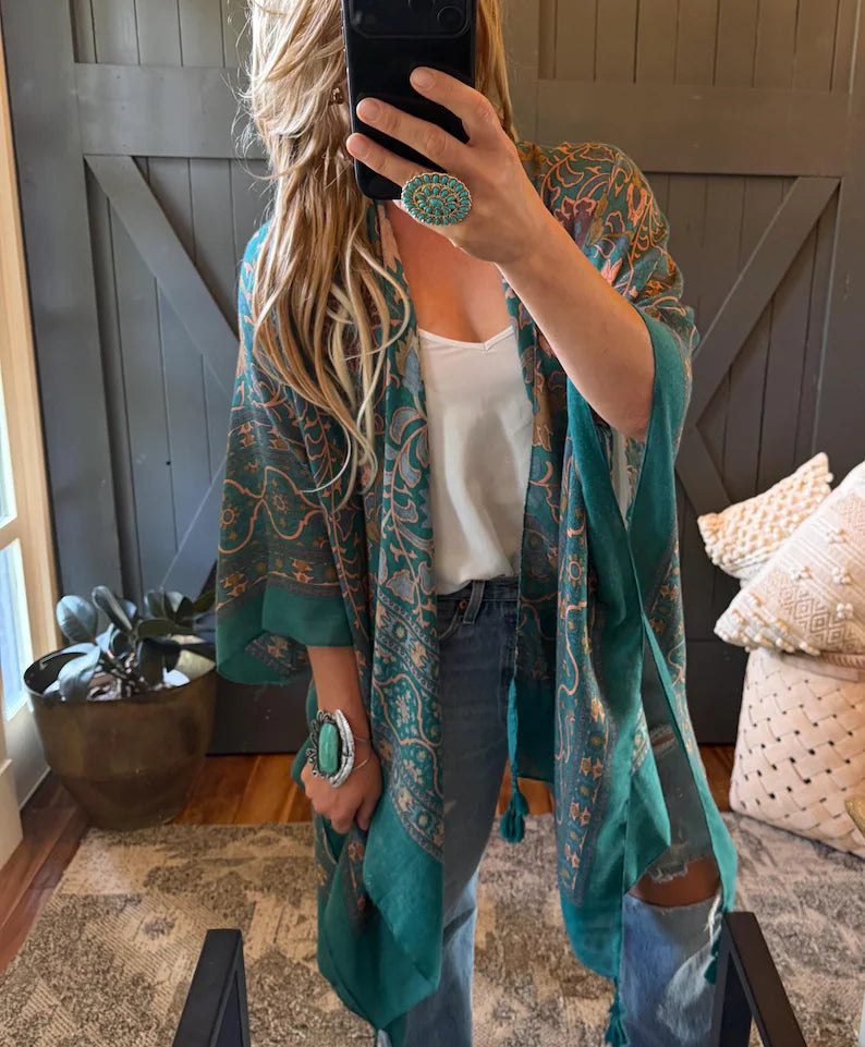Dolan Boho Kimono Cardigan (Copy) - Lavender Tribe