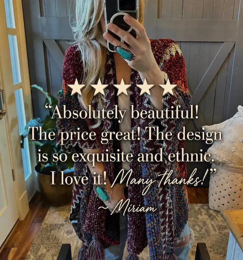 Bohemian Loom Knit Cardigans