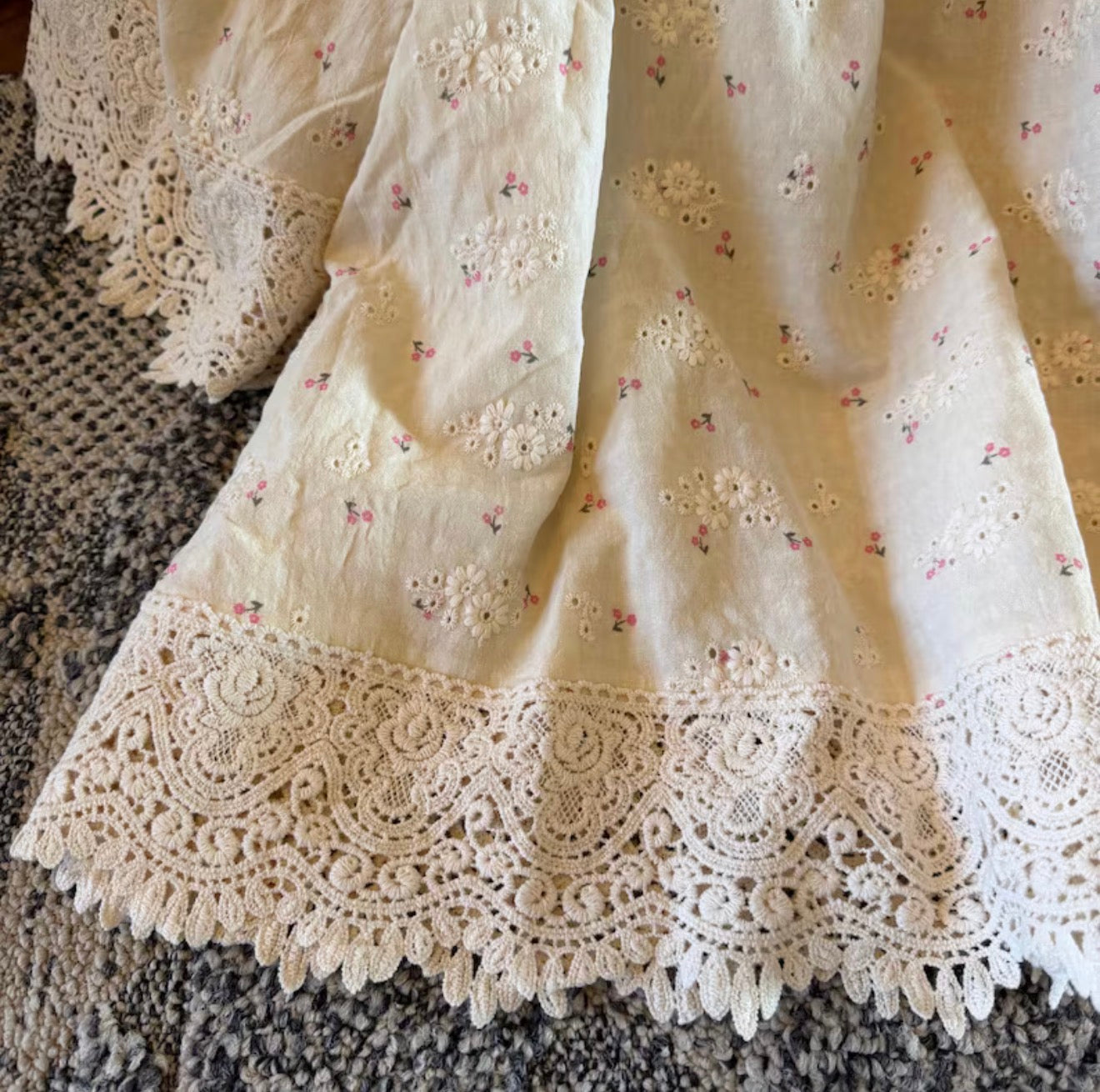 Floral Cottage Cotton Linen Blouse (Copy) - Lavender Tribe