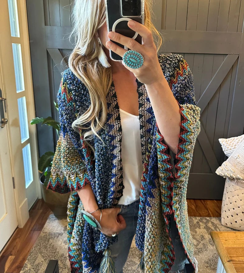 Bohemian Loom Knit Cardigans
