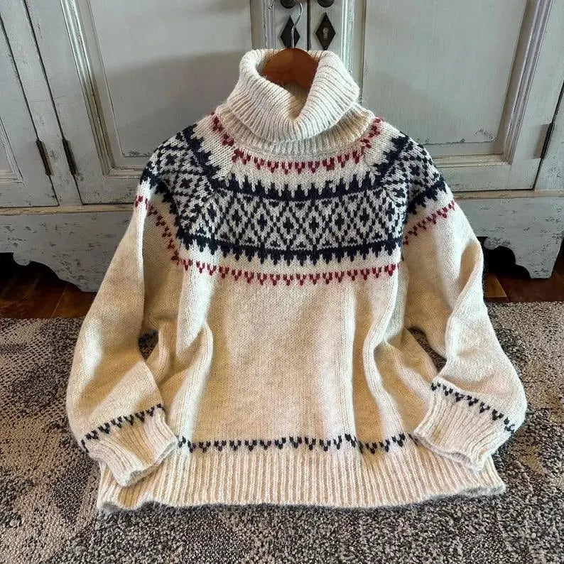 Fair Isle Knit Sweaters - Cardigans or Pullovers