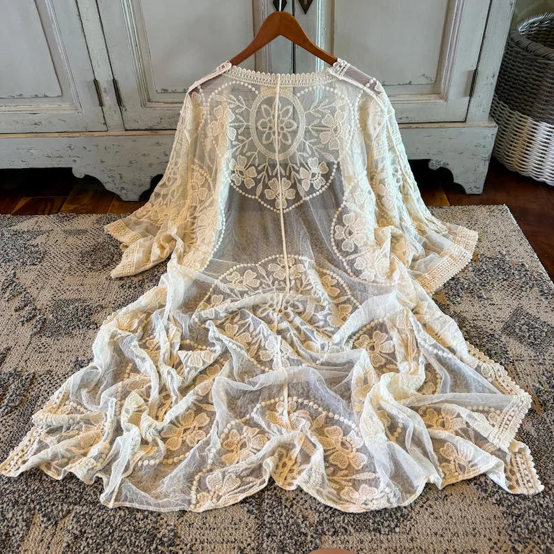 Sweetwater Bohemian Embroidered Cardigan (Copy) - Lavender Tribe