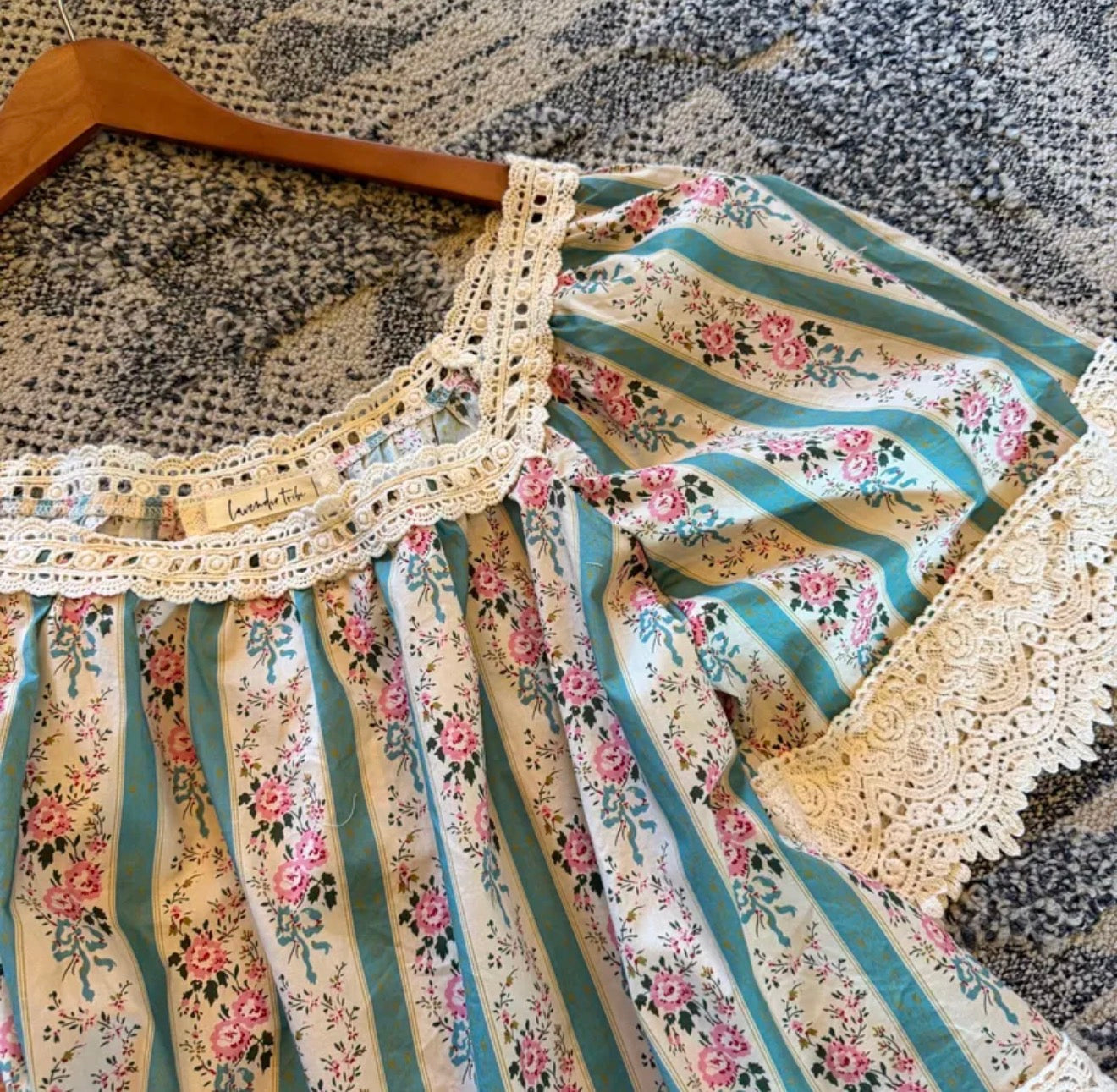 Floral Cottage Cotton Linen Blouse (Copy) (Copy) - Lavender Tribe