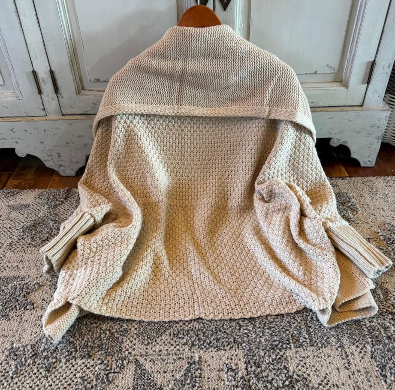 Cozy Shawl Collar Cardigan - Lavender Tribe