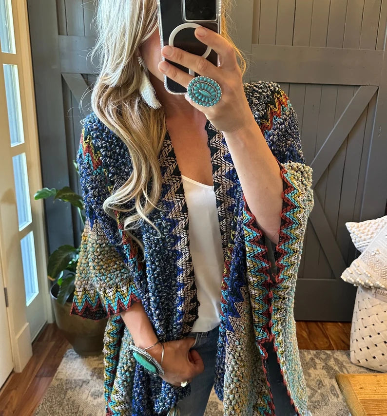 Bohemian Loom Knit Cardigans