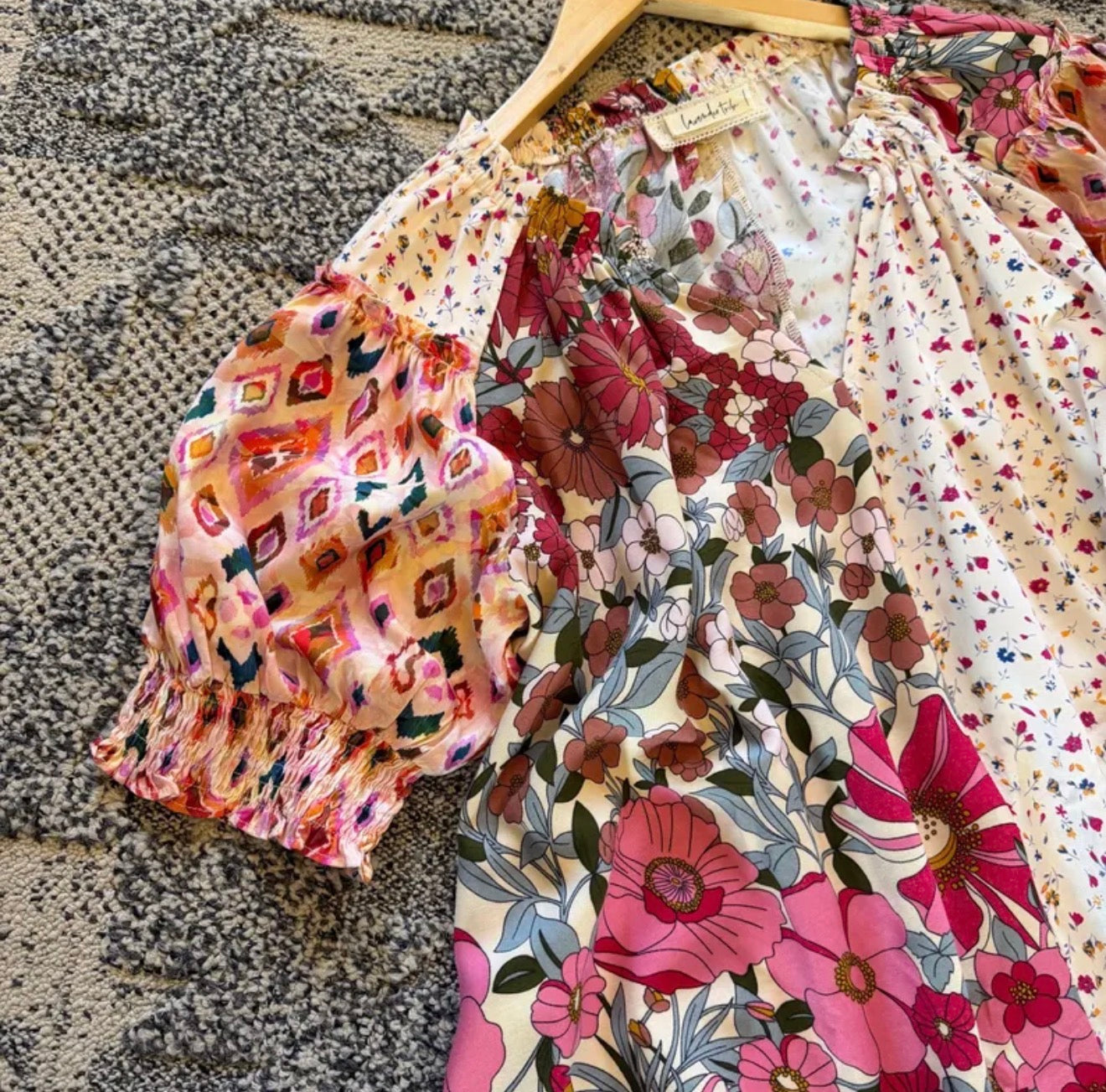 Floral Cottage Bohemian Blouse - Lavender Tribe