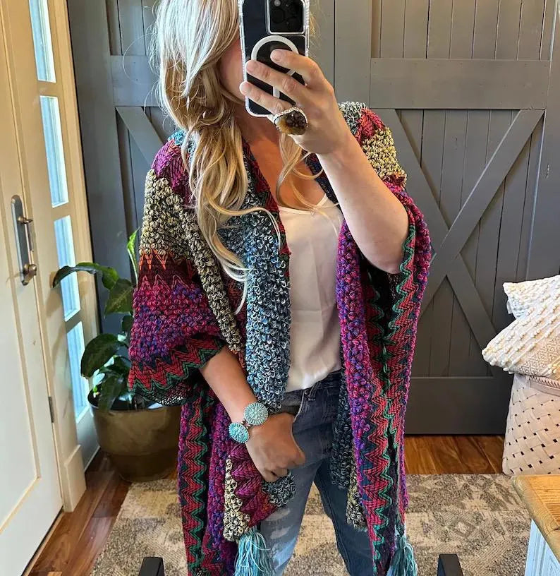 Bohemian Loom Knit Cardigans