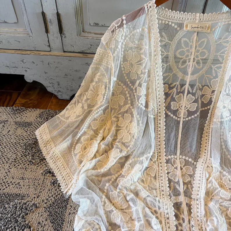 Sweetwater Bohemian Embroidered Cardigan (Copy) - Lavender Tribe