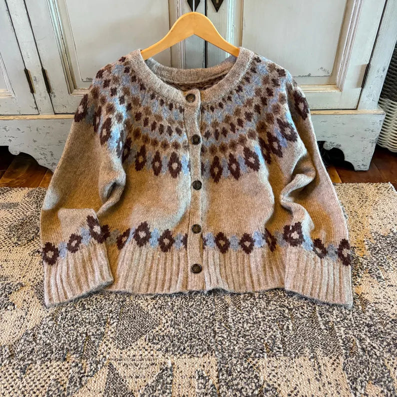 Lightweight Knit Toggle Button Cardigan (Copy) - Lavender Tribe