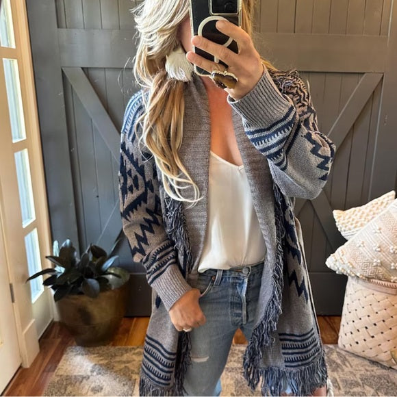 Western Belted Cardigan Outfit