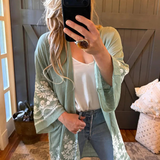 Lavender Tribe Bohemian Cardigan