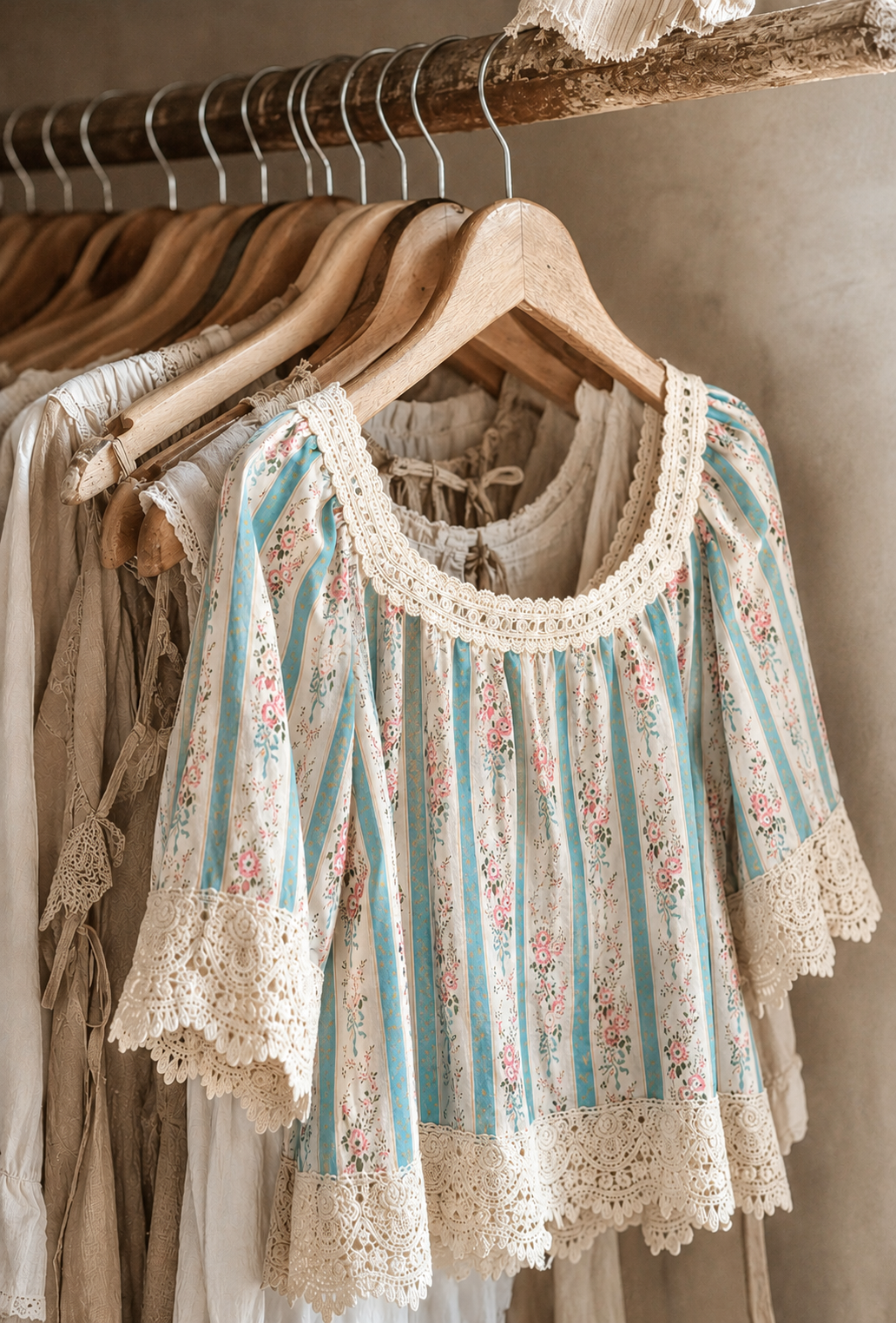 Floral Cottage Cotton Linen Blouse (Copy) (Copy) - Lavender Tribe