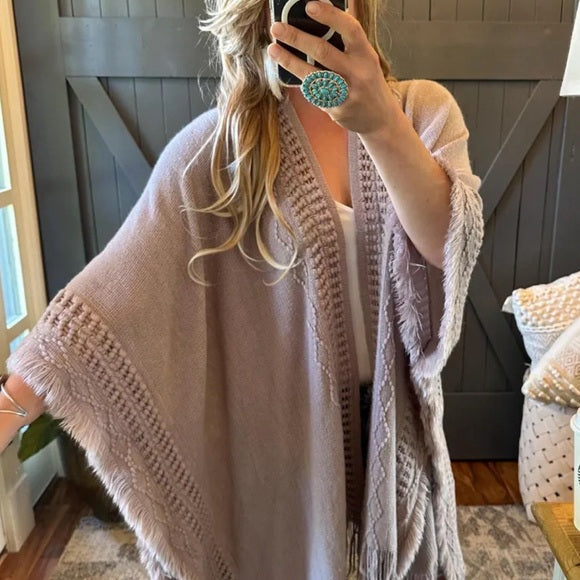 Handmade Knit Crochet Loom Cardigan 