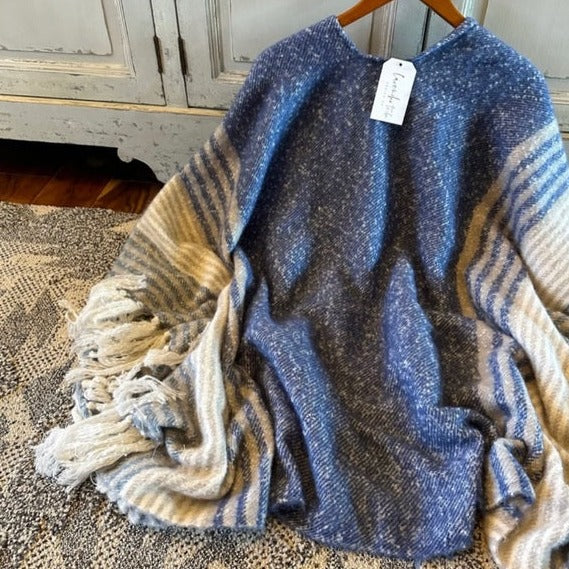 Tumwater Bohemian Knit Fringe Cardigan Sweater