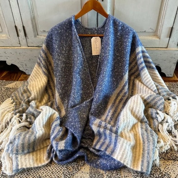 Tumwater Bohemian Knit Fringe Cardigan Sweater