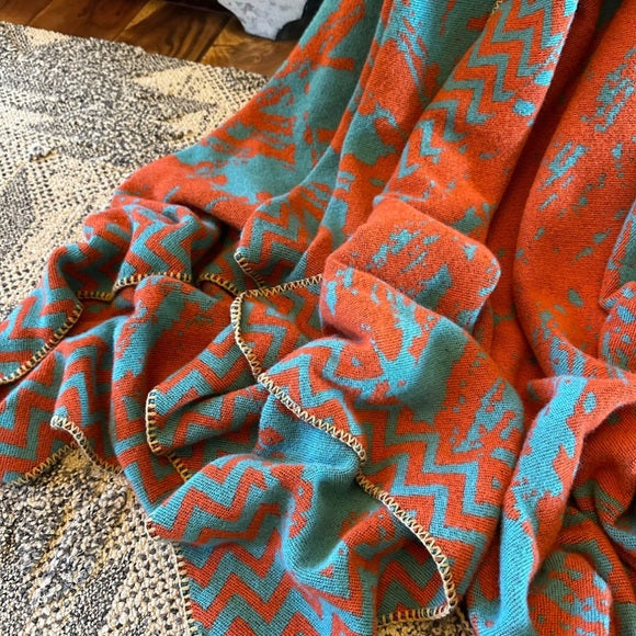 Kerrville Aztec Print Blanket Cardigan Sweater