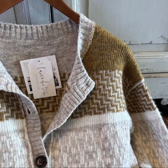 North Fork Fair Isle Handmade Cardigan Sweater