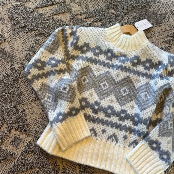 Alline Ski Nordic Fair Isle Pullover Sweater