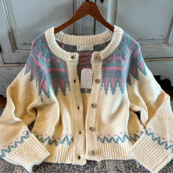 Faire Isle Cardigan Sweater