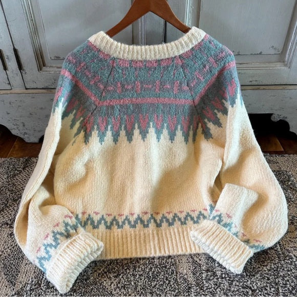 Faire Isle Cardigan Sweater