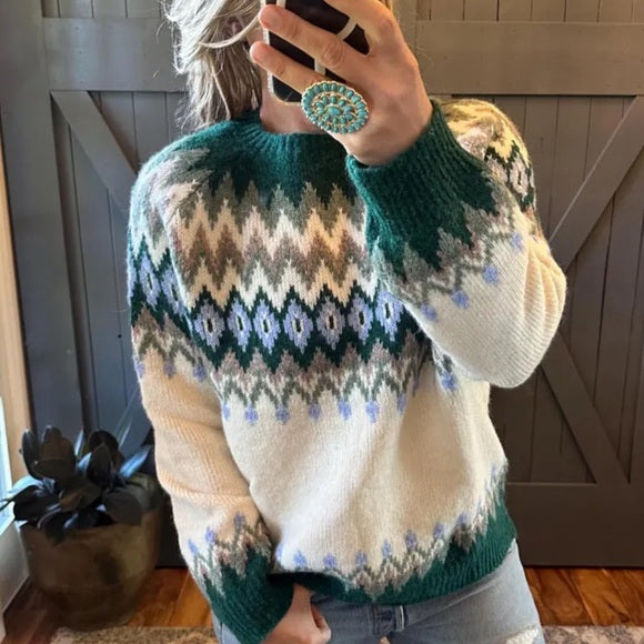 Icelandic Pullover Wool Sweater